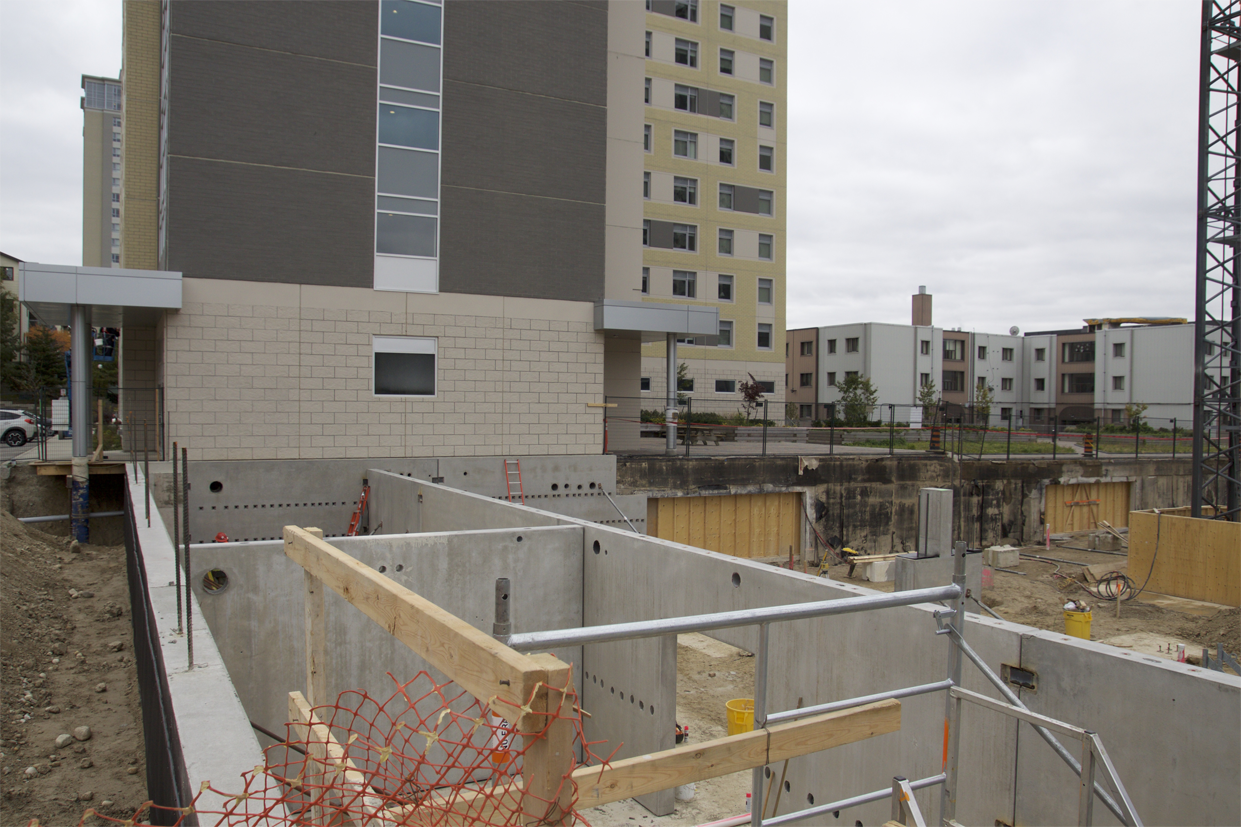 Waterloo CoOp Residence Phase 1B on Track Ball Construction