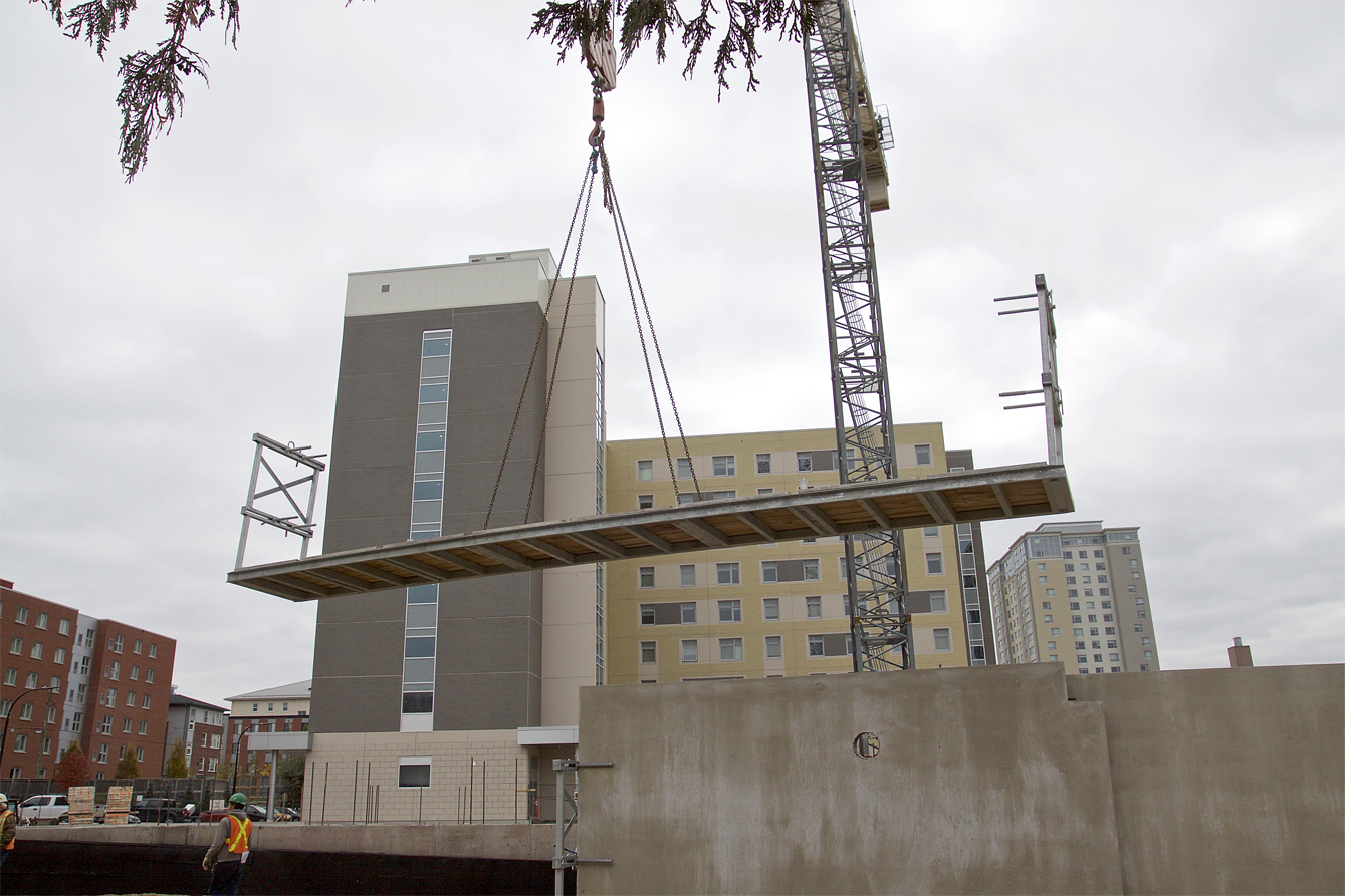 Waterloo CoOp Residence Phase 1B on Track Ball Construction