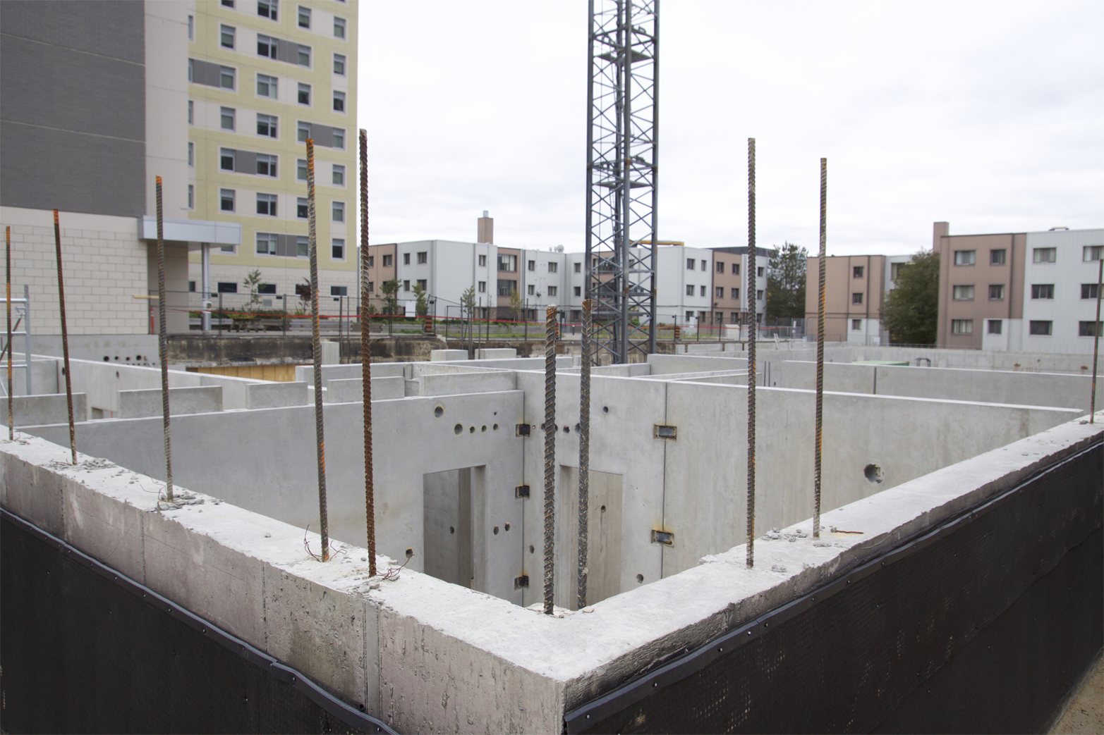Waterloo CoOp Residence Phase 1B on Track Ball Construction