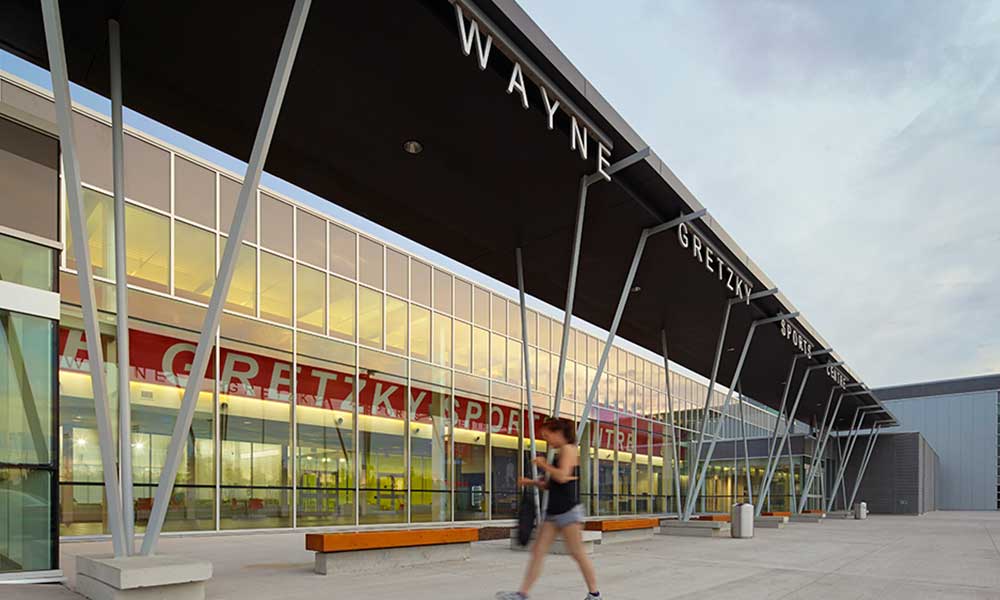 Wayne Gretzky Sports Centre, Brantford Ball Construction